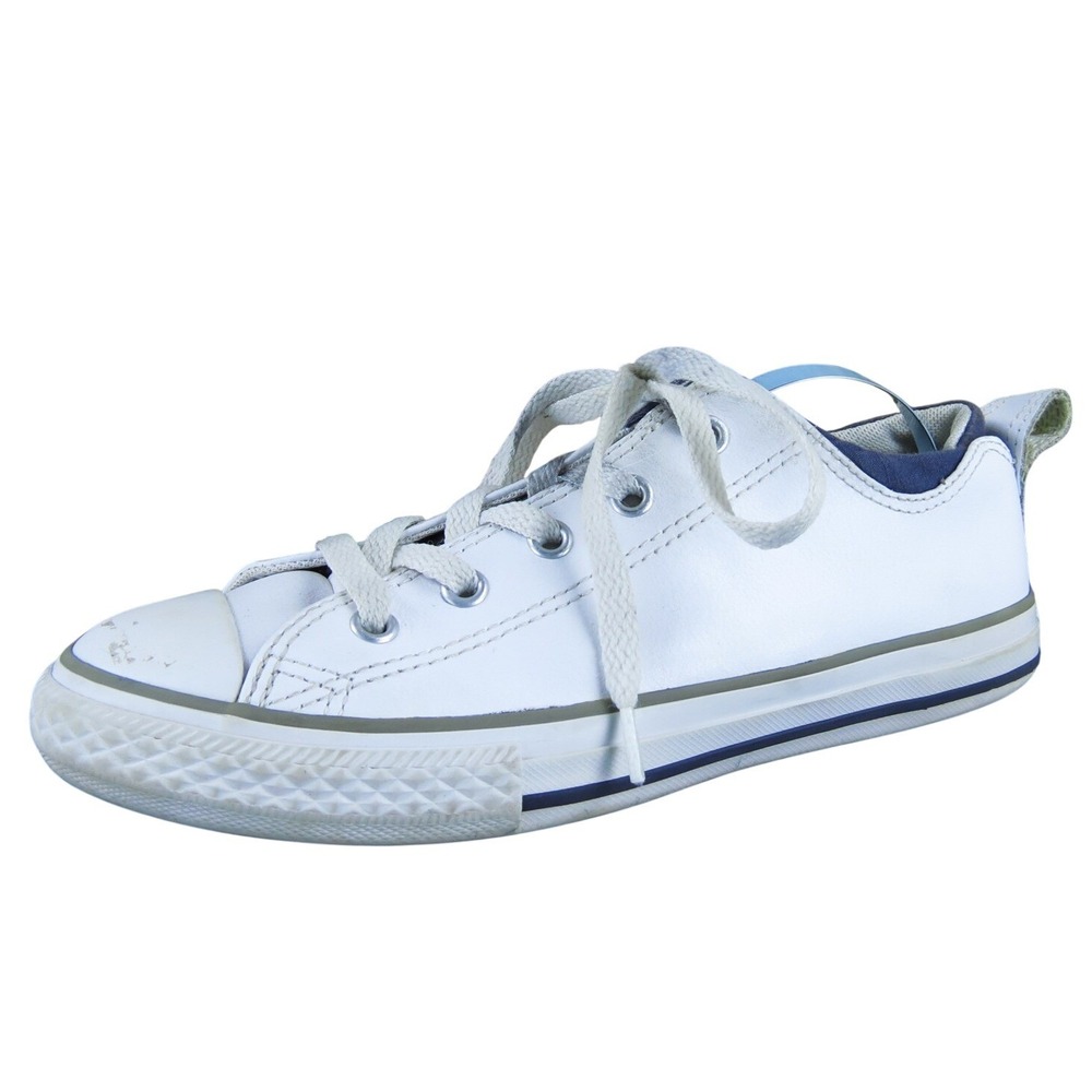 Converse Sneaker Low Top Girl Y 3 Medium Athletic White Leather Lace Up